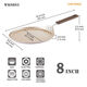 
CHEFMADE Learning Chef 8 inch 6 Pancake Pancake Egg Pancake Fruit Thousand Layer Durian Non-stick Pan 9738 Aluminum Alloy Composite Bottom 8 inch