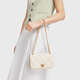 CHARLES&KEITH25夏新品时尚菱格链条单肩斜挎小方包七夕礼物CK2-20671747 Cream奶白色 S