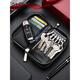 Goldlion Key Bag de doble capa Gran capacidad Multifuncional para hombres CAR Universal Key Cover Bag Card Bag [Double capa grande Capacidad]