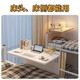 Minyu Dormitory Bed Desk Dormitory Foldable Bedside Computer Table Top Suspended Side Hanging Small Table for College Students Extended and Widened - Dark Walnut Color 80*40*40cm Post the picture and get a 10 yuan refund (collect buyer show)