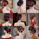 Wedding Xiuhe Headwear New Chinese Style Hairpin 2024 New Bride Hairpin Red Toast LL-119