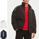 Emporio Armani EA7 Armani Men's Fashionable Warm Cotton Jacket Khaki_1713 XS_(Hong Kong Warehouse)