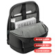 新秀丽（Samsonite）品牌Logo拉链开合布料 双肩包 男女同款情侣款 黑色时尚轻奢 基础装(包)