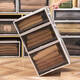 Sanqihu Wardrobe Storage Box Drawer Storage Box Household Wardrobe Clothing Organizer Plastic Clothes Storage Cabinet Export 3523 Depth 47*Width 35*High 23cm Special Offer One Pack Tea Color