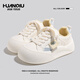 
Global thick-soled big toe shoes for women 2025 autumn new high-rise white shoes cute kitten versatile casual shoes beige 37