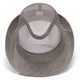 Hengyuanxiang middle-aged and elderly hat men's summer top hat sun hat cool hat casual outdoor mesh dad summer breathable straw hat style two shallow khaki M (56-58cm) adjustable