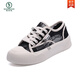 
Woodpecker 2025 summer new mesh mesh shoes summer small white women's shoes canvas shoes thin versatile thick sole breathable board shoes 9901 black 35