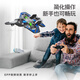 Bonas 2025 New Remote Control Plane Children's Fighter Glider Four-Axis Drone Small Boy Model Toy Blue Single Battery + Free Remote Control Battery + Exquisite Gift Box