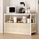 Yonghuan Seitenschrank Küchenschrank Lagerschrank Wohnzimmer Wandlagerschrank Ablage Schrank Tee Tisch Essschrank Weinschrank Hauptbildschrank Schwarz Weiden Farbe 12035