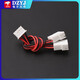 XH2.54MM male to female terminal line, one to two, one to two plugs, 2p3p4p5p6p extension male and female connecting cable, 3P male to 2 female 10CM