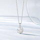 Chao Acer Star and Moon Unicorn Platinum Pendant Women's Platinum Pendant Neck Ornament Birthday Gift Priced Labor Cost 210 Yuan C Single Pendant 1.8g