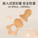 Baoshi bites bag to comfort babies with fruit eating artifact for more than 6 months old teeth grinding stick bites bite Jiaole fruit and vegetable supplementary food device number L