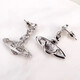 Vivienne Westwood (Vivienne Westwood) Queen Mother West Flagship Authentic Earrings Hollow Design Earrings High-end Trendy Brand Earrings Light Luxurious Earrings Birthday Gift Silver