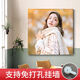 溥畔无框画定制油画布喷绘印刷卡通动漫情侣照片打印免打孔星蝶装饰画 艺术微喷无框画 80*12048寸4cm边厚全新加厚超结