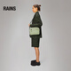 
Rains one-shoulder crossbody bag men and women sports bag cycling shoulder bag waist bag Cargo Box Bag W3/14110 Black