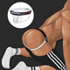 MEN UNDERWEAR PUMP!性感男士丁字裤薄款网孔情趣双丁内裤同志比基尼T裤露臀提臀U凸 1条（白色） XL