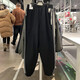 Nike (NIKE) official sports pants men's pants autumn and winter new fashion casual pants knitted plus velvet warm comfortable small feet pants trousers HJ3884-010 black/inner plus velvet S