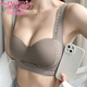 莫代尔聚拢内衣女士小胸显大上托收副乳防下垂2025新款夏季薄款无痕文胸 深咖色-单内衣 70A 32