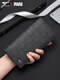 Seven Wolf genuine leather men's long wallet trendy wallet business youth wallet high-end fashion multifunctional men's card bag black