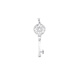 Youlai Pt950 Ferris Wheel Key Pendant Women's Platinum Key Pendant New Ladies Pendant as a Birthday Gift for Your Girlfriend Key Pendant Approximately 3.1-3.2g