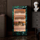 CIGARLOONG CL-188C2 cigar cabinet, precise constant temperature and humidity, fingerprint lock, compressor cabinet, natural cedar wood inner tank, WiFi smart control constant humidity cabinet, water ion ammonia removal, household smoke cabinet, 22C emerald pattern cedar wood inner tank