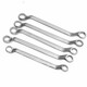 He Jiangong Chrome Plated Plum Blossom Wrench Double-Head Wrench Plum Blossom Open Dual-Use Wrench Auto Repair Wrench Plum Blossom Sleeve Wrench Plum Blossom Wrench Chrome Plated (13*16mm) W12109