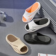 Lidani (TZLDN) Sport nicht rutsches Sandalen für Männer im Sommer 2025 Neue Art der Outdoor-Verschleiß-Dick-Soled-Anti-Out-Outdoor-Basketball-Basketball-Kontrastschuhe für Männer Panda White 42-43 [geeignet für Größen 41-42]