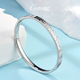 GsunG platinum laser crushed ice bracelet for women PT950 pure platinum bracelet, fashionable and shiny Chinese Valentine's Day gift for your partner. Priced by gram. Contact before bidding.