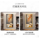 Shunjixiangli entrance decoration paintings, peaceful and happy hanging paintings, light luxury high-end lamp paintings, opposite door corridor aisle paintings, new styles for 2025 JD12376 Jiahe Fugui 110*220 (recommended for walls above 1.5 meters) Beautiful Korean crystal porcelain + 35mm aluminum alloy gold frame [power bank + remote control