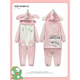 Woodcutter couple one-piece pajamas female student autumn and winter cartoon coral velvet plus velvet thickened home clothes men's loose coral velvet-YPF#3890# [zippered one-piece] M XL 170c women's style [weight 120-130Jin [Jin equals 0.5 kg]]