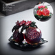 SMVP Shishi Ruyi Color Changing Tea Pet Ornament Boutique Can Raise Persimmon Pomegranate Tea Play Tea Treasure Tea Table Tea Table Tea Ceremony Shishi Ruyi (Persimmon)