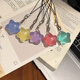 Internet celebrity fine glittering luminous fat star mobile phone rope good friend gift gift through star bag pendant key flashing star pendant blue + purple