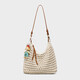 Bolsa de Viney Bolsa para mujeres Beach Bolsa tejida que viaja con un solo hombro Crossbody Beach Bag Cumpleaños de San Valentín chino para novia