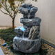 Nouveau Garden Waterscape Courtyard Décoration Ornements Crystal Ball Fortune Fountain Retro Fluit Water Ornements Circulation Eau 6627