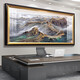 He Jiangong's Great Wall Backing Mountain Picture of the Great Wall in the Great Hall, Jiangshan Wanli Painting Company Office Decorative Murals Club Background Hanging Painting CT-3892 Wanli Great Wall 230*100cm long [SF Express Home Entry] [Glossy Plexiglass]