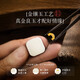 Laofu gold 18K gold inlaid Hetian jade small sugar cube pendant necklace for women 2025 new Wushi brand birthday gift Chinese Valentine's Day