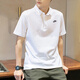 
Nike (NIKE) short-sleeved spring OLO shirt men's knitted cotton lapel T-shirt sports top half-sleeved black FN3895-010 pure cotton knit loose and transparent S 100-120Jin[Jin equals 0.5 kg]()