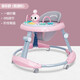 Baby Walker O-leg anti-rotation bébé multifonction anti-roulement Les enfants, garçons et filles peuvent s'asseoir et pousser Style d'apprentissage Blue Aurora - Roue ordinaire - Style de plaque de salle à manger bas de gamme