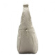 lululemon 13L zipper opening and closing polyester croissant bag croissant bag shoulder bag large women's white white large size