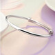 Hong Kong genuine Pt950 platinum bracelet for women 18k gold glossy solid bracelet fashion moissanite bracelet gift 28.8g platinum elegant glossy push-pull bracelet