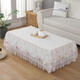 
New rectangular grilled stove cover electric oven cover tea table dustproof cover cloth mahjong table cloth can be customized pink little swan beige white cloth 13575-60cm high single layer yarn