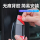 YWZR汽车后座开门后视镜后排下车观察镜二排B柱辅助镜广角滴滴盲点镜 205二排镜【银色一个价】