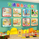 Kindergarten Wanddekoration Sicherheit Bildung Ring Kreation Thema Wandaufkleber Kindergarten Wandaufkleber Dekoration Ring Kreation Thema Austausch 15829 Anti-