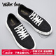 
Walker Shop canvas shoes men's shoes 2025 summer new casual board shoes men's trendy versatile cloth shoes lightweight breathable shoes men's trendy black 41
