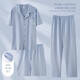 Catman (Miiow) Pajamas para hombres Summer 2025 Nuevos pantalones de manga corta de algodón puro El estilo delgado se puede usar en el exterior con ropa para el hogar de gran tamaño LMSJ9277 3XL recomendado 175-195Jin [Jin equivale a 0.5 kg]