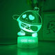 Qichun new egg zi party peripheral atmosphere lights Baker styling colorful night lights to give children birthday gifts 3899-2 Baker crack remote control 16 color gift box packaging