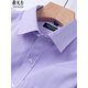 Yageor 2025 Summer New Herren Short-Ärmel-Hemd für geschäftliche, eisenfreie und gegenseitige Streifen, atmungsaktive Arbeitsplatz-Herrenkleidung DX6624 38 [100-120jin [Jin ist gleich 0,5 kg]]