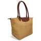 珑骧（longchamp）手提包LONGCHAMP珑骧LePliage双拉链开合再生帆布帆布女款卡其色 基础装(包)