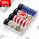 Nanjiren Men's Underwear Modal Print Cartoon Boxer Boxer Student Student Shorts Boxer Viscose de grande taille N9922 [Couleur tendance] L (90-110jin [Jin est égal à 0,5 kg]))