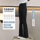 优优1点（Yoyo one）女童套装春秋款2025新款洋气儿童秋冬运动女大童卫衣鲨鱼裤两件套 4827米杏9669黑（套装无包包） 160 160cm